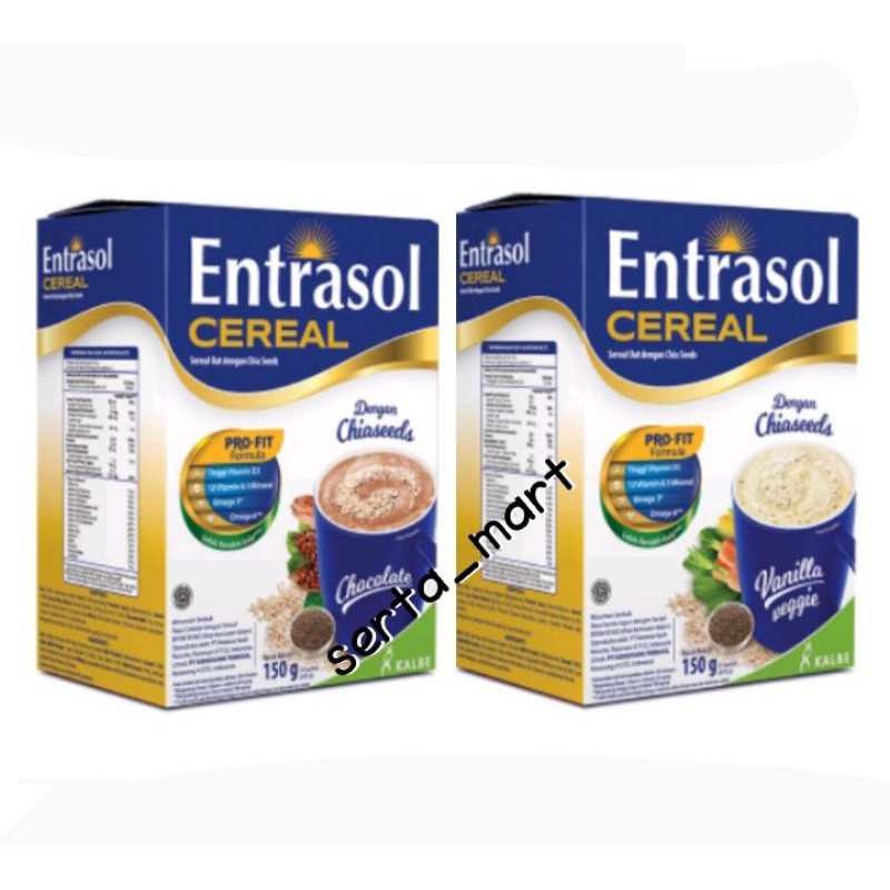 

Entrasol Cereal Quick Start Chocolate / Vanilla Veggie / Entrasol QuickStart Sereal