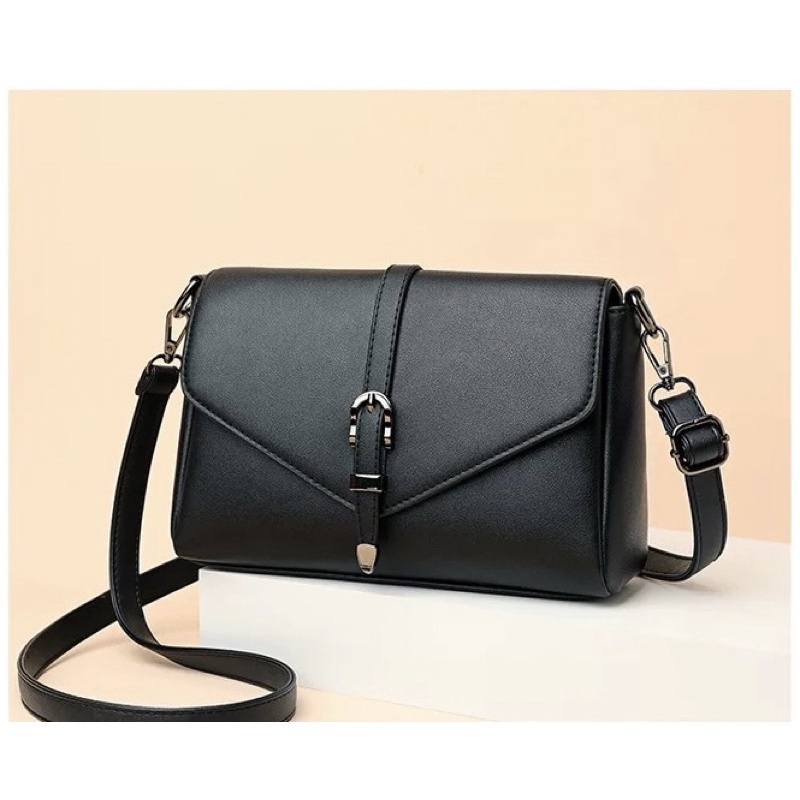 Tas Kulit Wanita Tas Selempang Hp Cewek Shoulder M Vintage Bagus Elegan Korean Style Slingbag Cantik