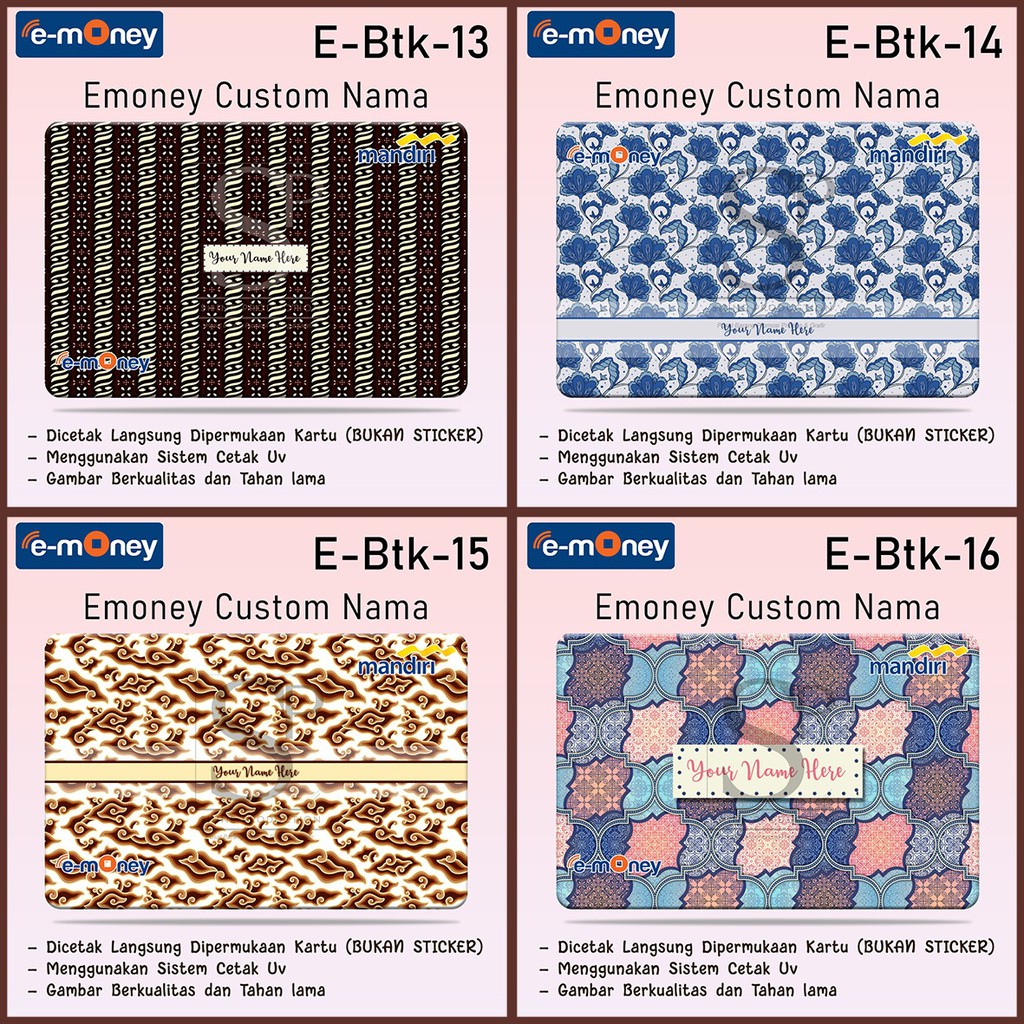 Emoney Motif Batik