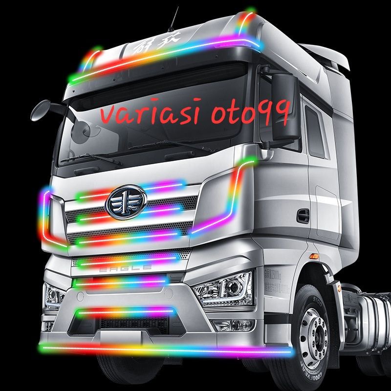 Lampu LED Strip Variasi Kaca Runing Canter Net Light 24Volt Untuk truck Bus 1.5m Dan 2Mwter