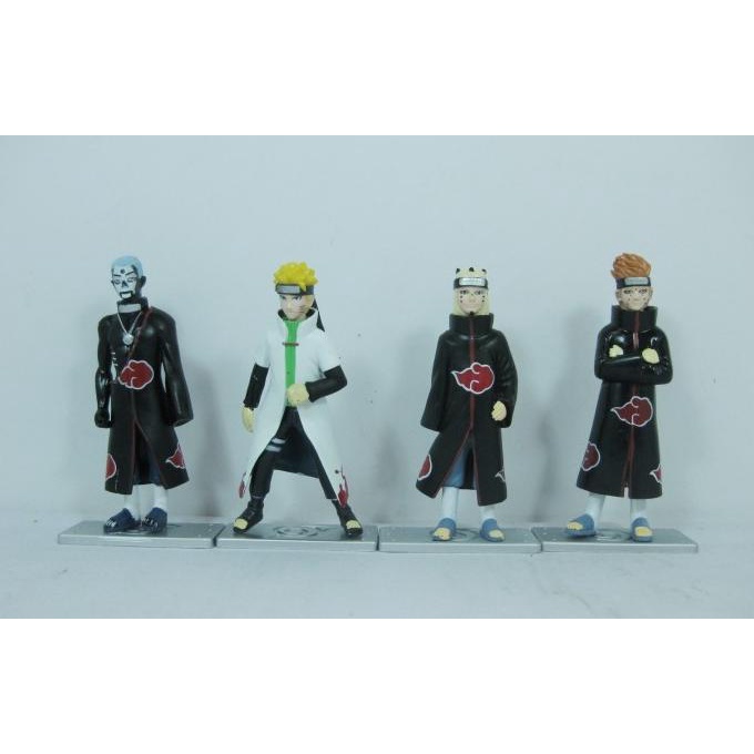 Action Figure Naruto Hidan Pain Asura Akatsuki Isi 4 barang ready