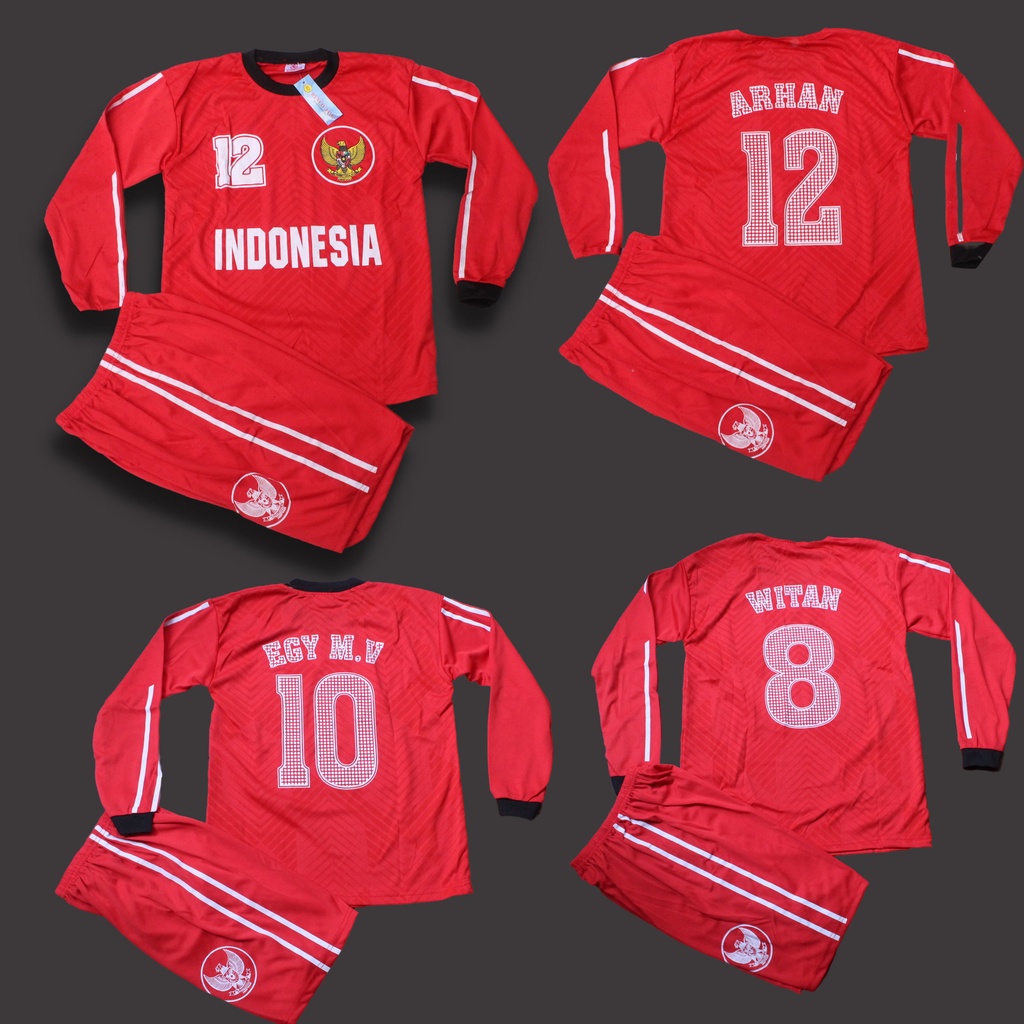 Setelan baju keeper baju bola kiper timnas indonesia