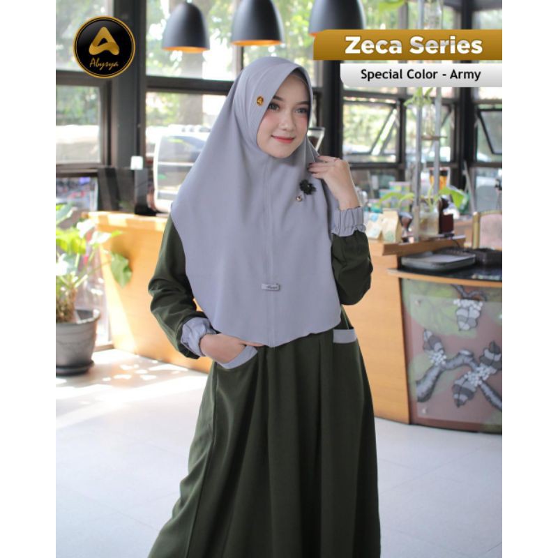 READY STOCK / Zeca by Abysya  / Gamis ORI / Gamis set hijab / Gamismodern12