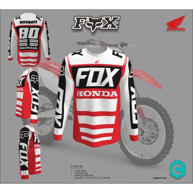Jersey custom trail motor Honda