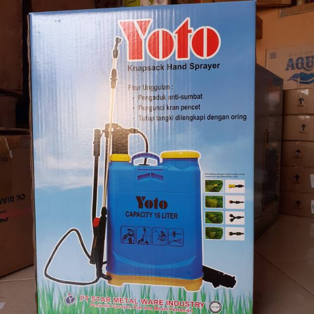 HAND SPRAYER YOTO 16 LITER MANUAL
