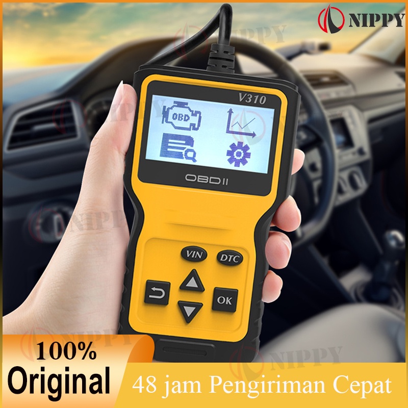 Nippy OBD2 Scanner Alat Diagnostik Mesin Trouble Code Reader V310 OBD 2 Mobil Scanner Universal Mesi