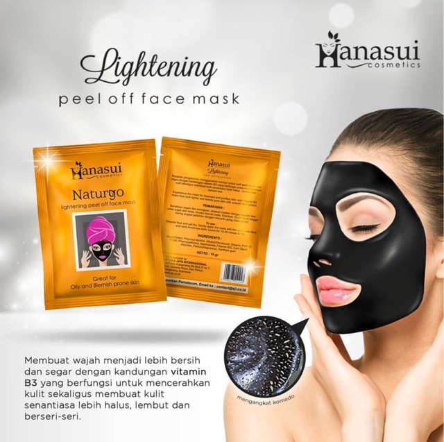 Hanasui Naturgo Mask Black