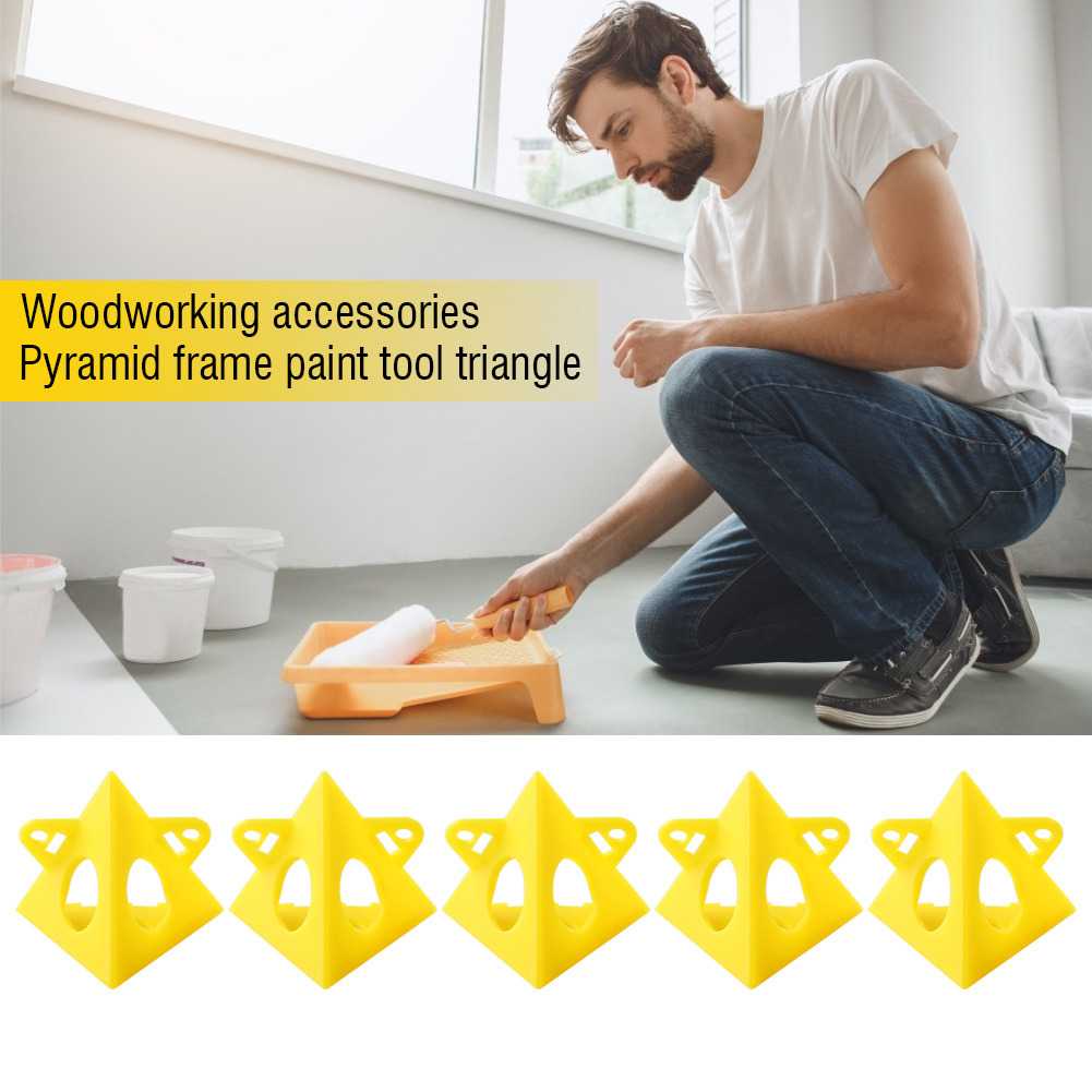 10pcs Alat Bantu Stand Cat Pyramid Triangle Pads Paint 10 PCS - AL-01