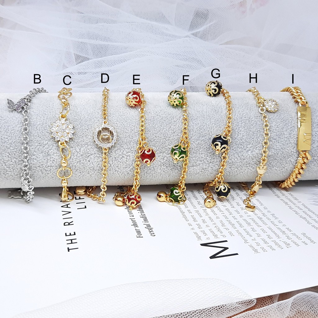 Gelang Xuping Rantai Dimensi Gold Lapis Emas - BB222