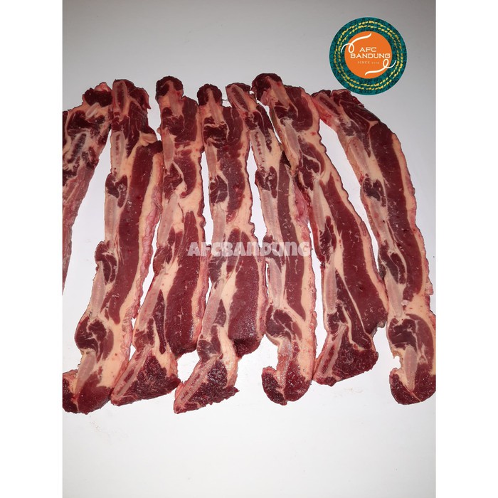 

Daging Sapi Shortribs Bone In Import Ausie Tulang Iga Sapi 500gr