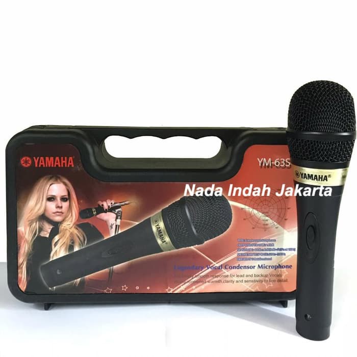 Microphone Mic Yamaha YM 63S - Yamaha 63S + Koper