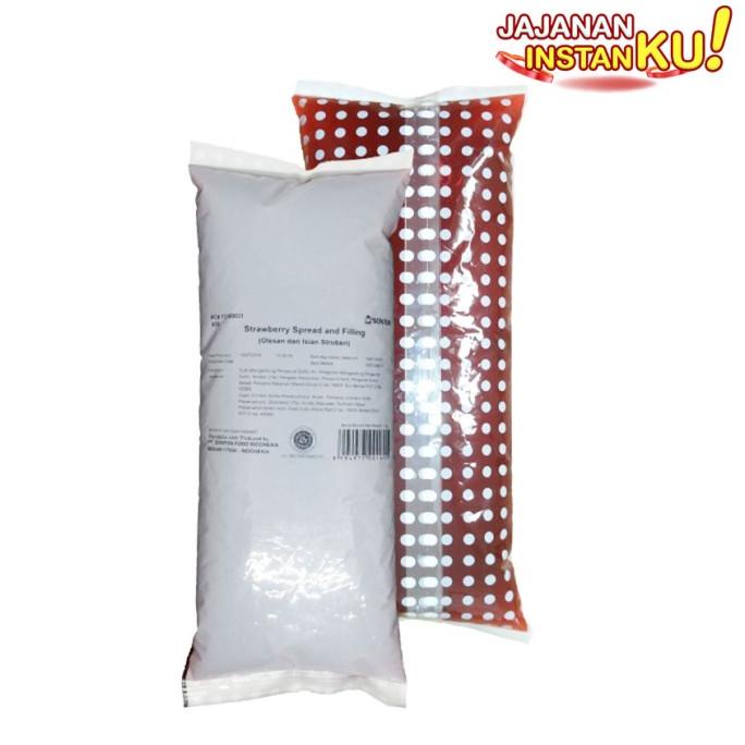

Sonton Strawberry / Filling / Isian Kue / Selai Roti 1 Kg TERLARIS TERPERCAYA ORIGINAL