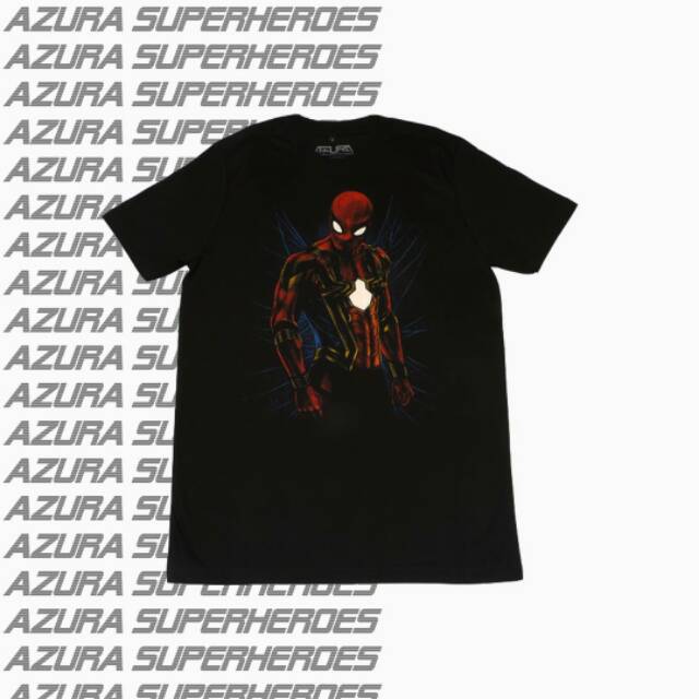 Kaos Spiderman Superhero Azura