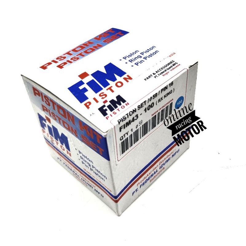 Piston FIM RX KING os std 50 100 150 200 250 300 350 400 piston kit fim rx king piston rxking