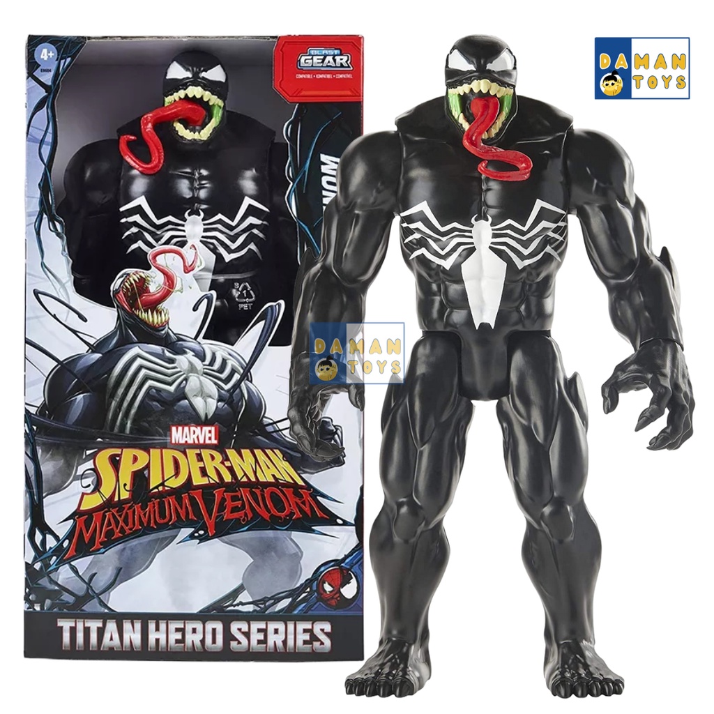 Action Figure Marvel Spiderman Maximum Venom Venomized Hulk Titan Heroes