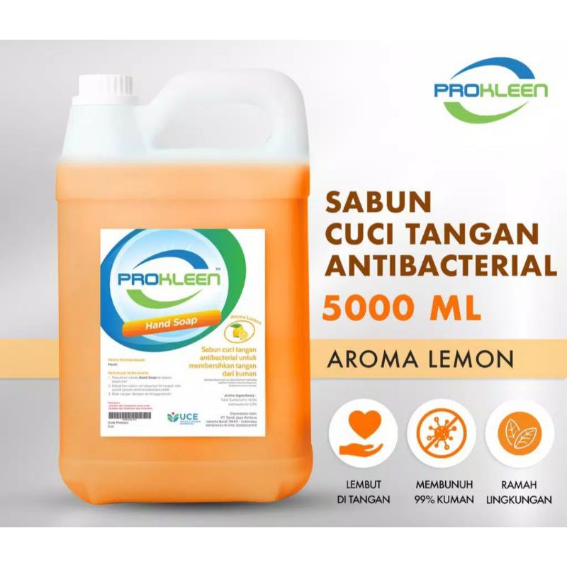 Sabun Cuci Tangan HAND SOAP PROKLEEN 5 Liter