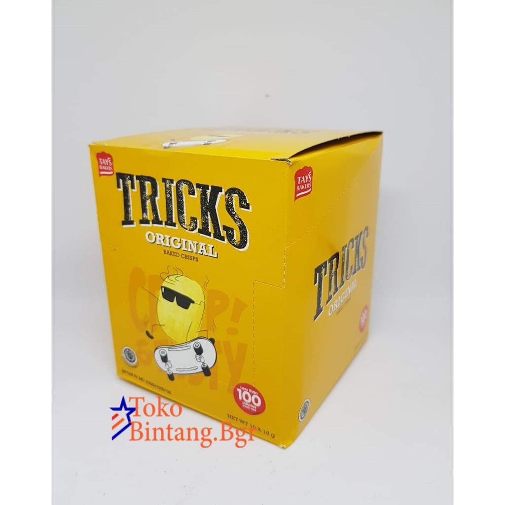 

Snack TRICKS Baked Crisps Kentang (Isi 10scht x 20g)