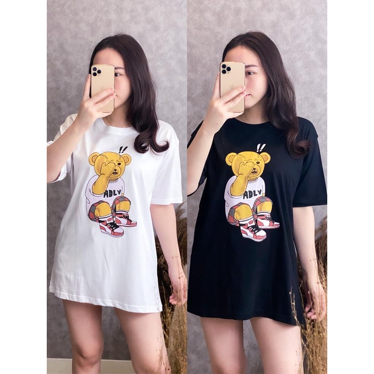 Kaos Oversize Wanita Atasan Wanita Jumbo T Shirt Distro