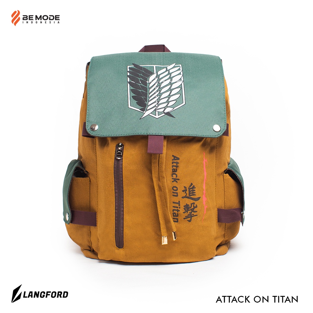 Tas Ransel Backpack Kanvas Anime One Pice AoT Nakama - Leona Special Edition – LANGFORD