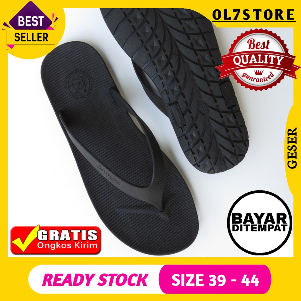  Sandal  Sendal Jepit Karet  Pria Cowok Dewasa Casual Wr Jet 