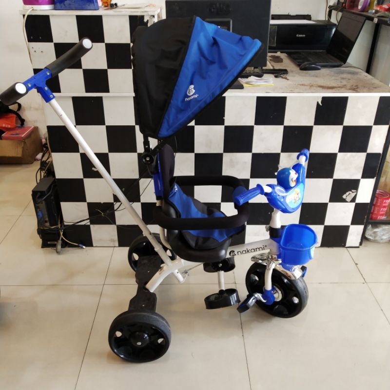 Sepeda anak roda tiga dorong musik/Tricycle nakami