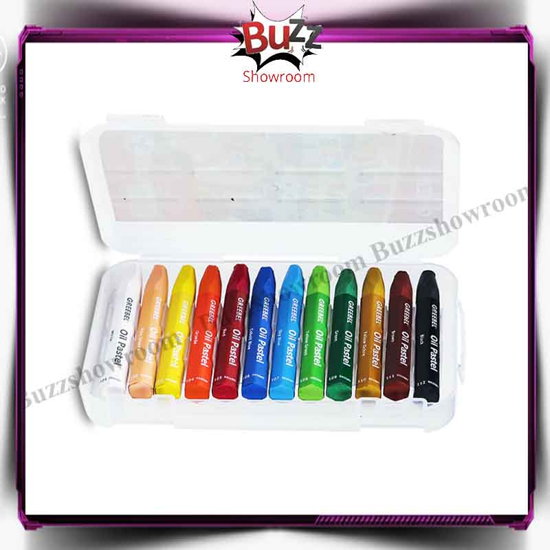 Kids Oil Pastel Crayon Greebel 12 18 warna krayon mini Anak 12w 18w