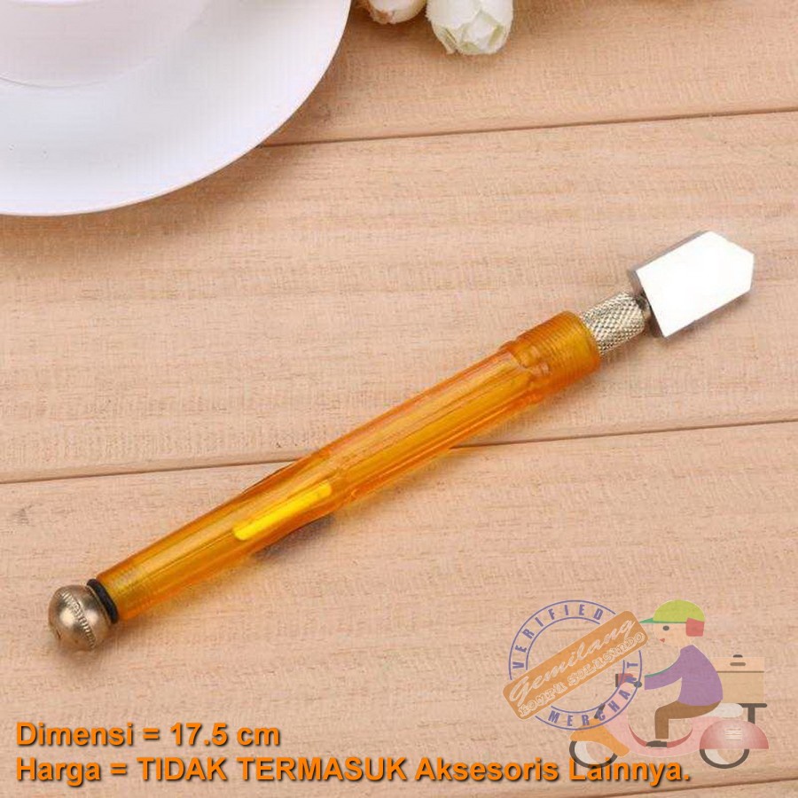 

Pisau Alat Pemotong Kaca Gelas Glass Cutter Diamond Cutting Tool MURAH