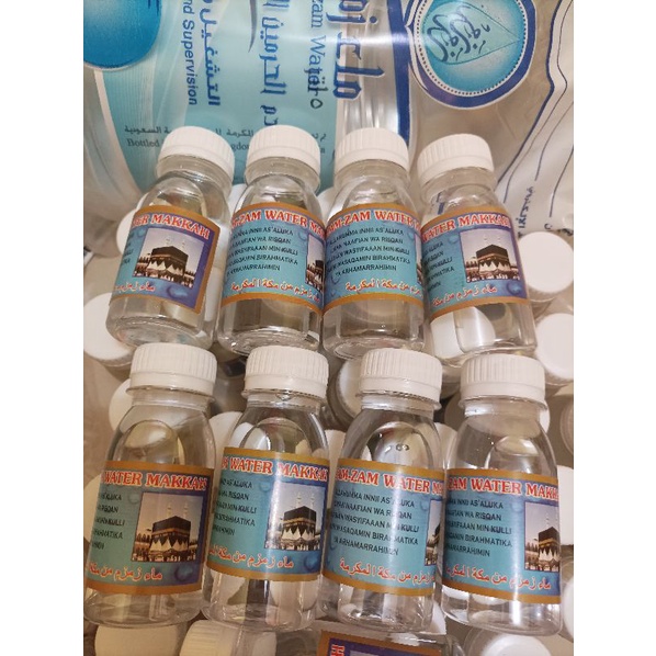 

air zam-zam/air zam zam 80ml asli arab original oleh-oleh haji