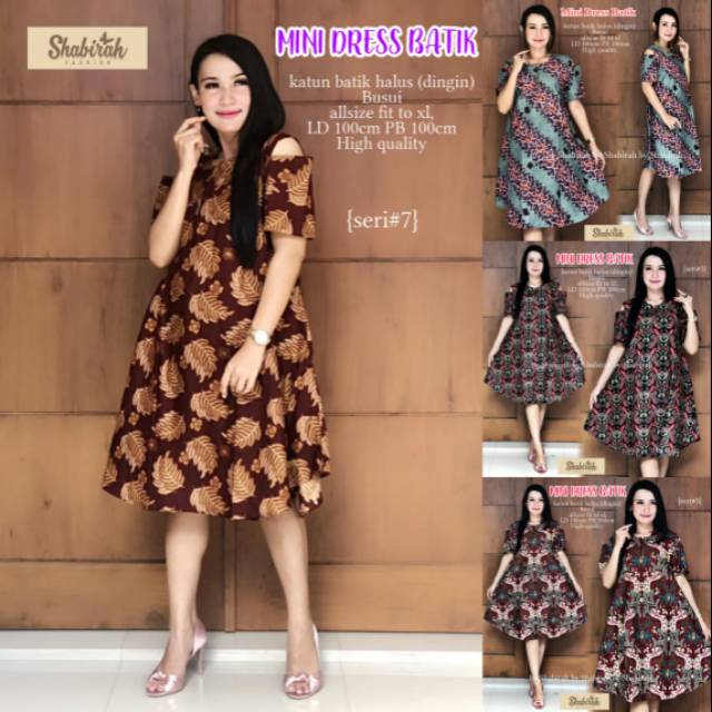 Mini dress batik