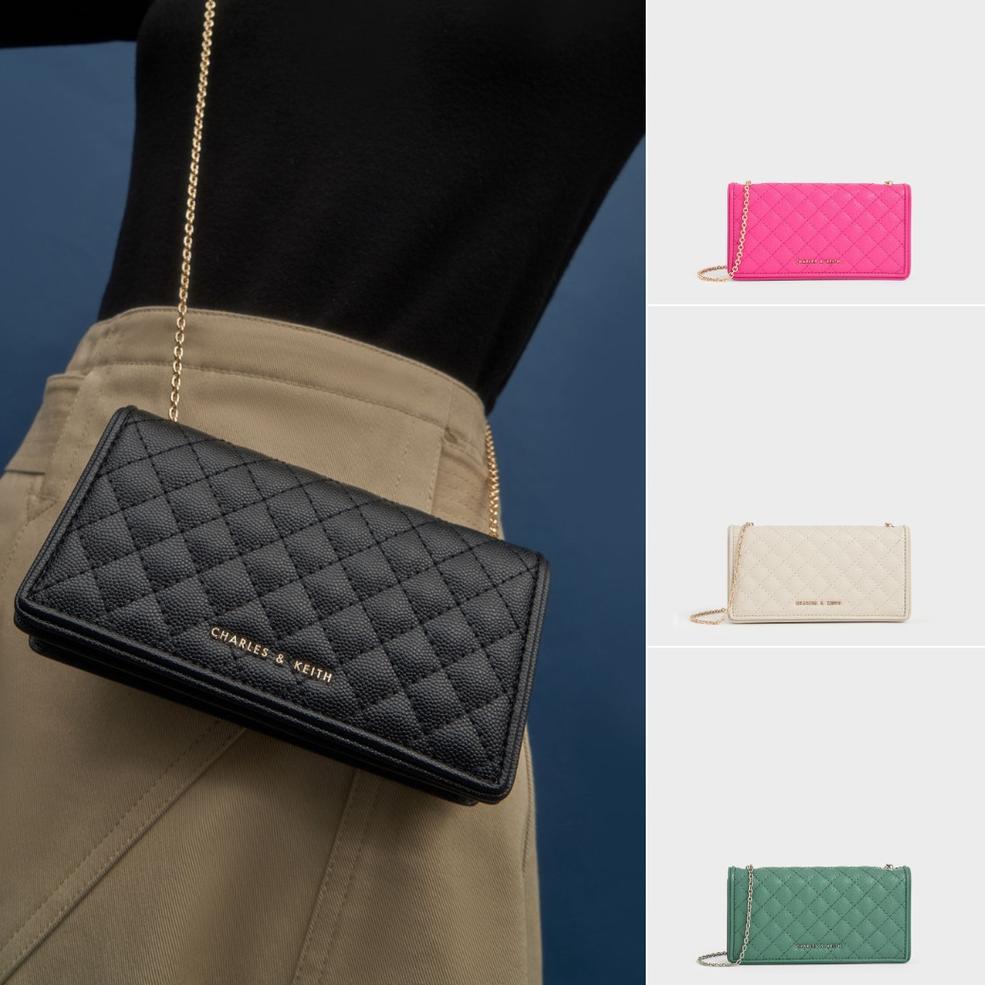 CK QUILTED POUCH - CK6-30680914 ‣ FM.20Au22ᴰ