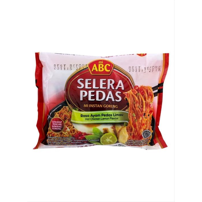 Jual Mie ABC Goreng Selera Pedas Rasa Ayam Limau & Pedas Nampol Sapi ...