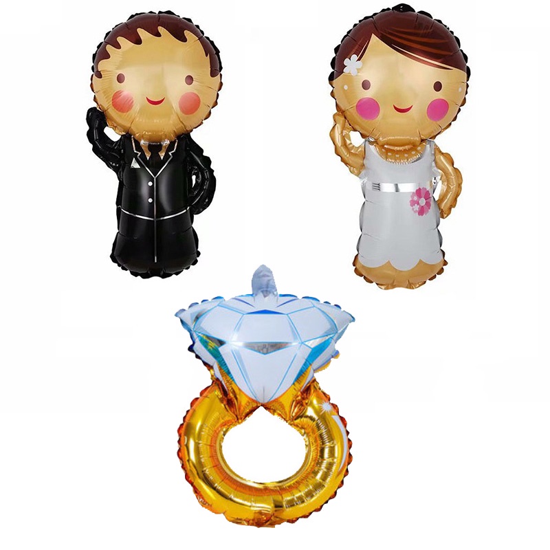 Balon Foil Tema Wedding Dekorasi Balon Nikahan