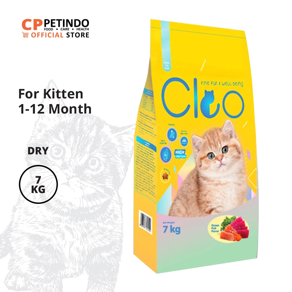 CLEO KITTEN 7KG makanan kucing kering cleo