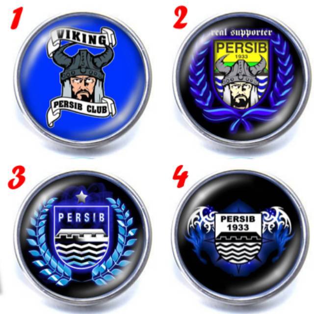 Gelang Custom Suporter Persib Bandung Viking Elegan Kulit Kepang Multilayer