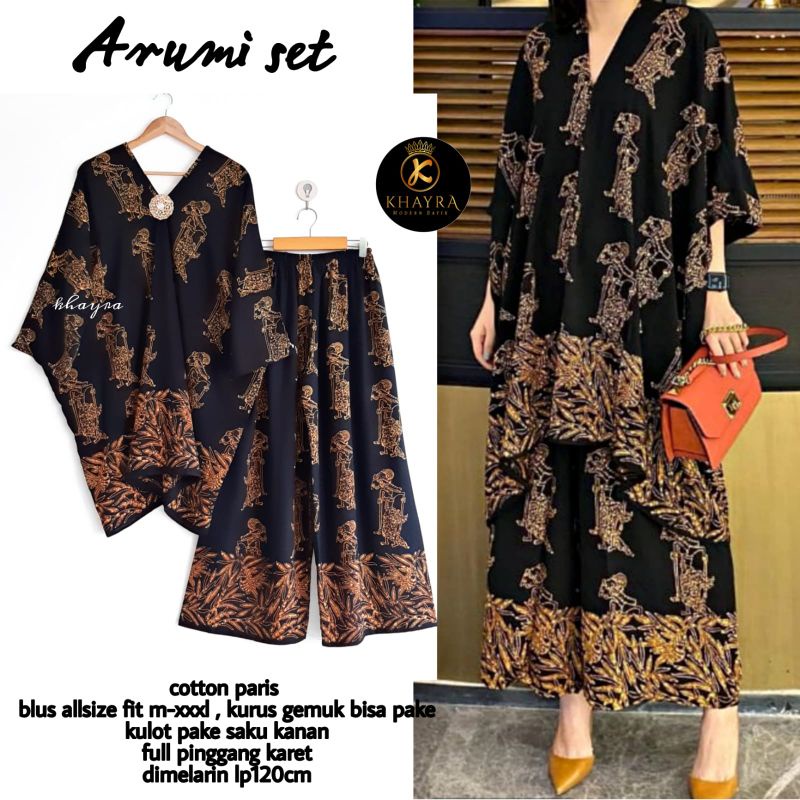 Setelan batik Arumi paris
