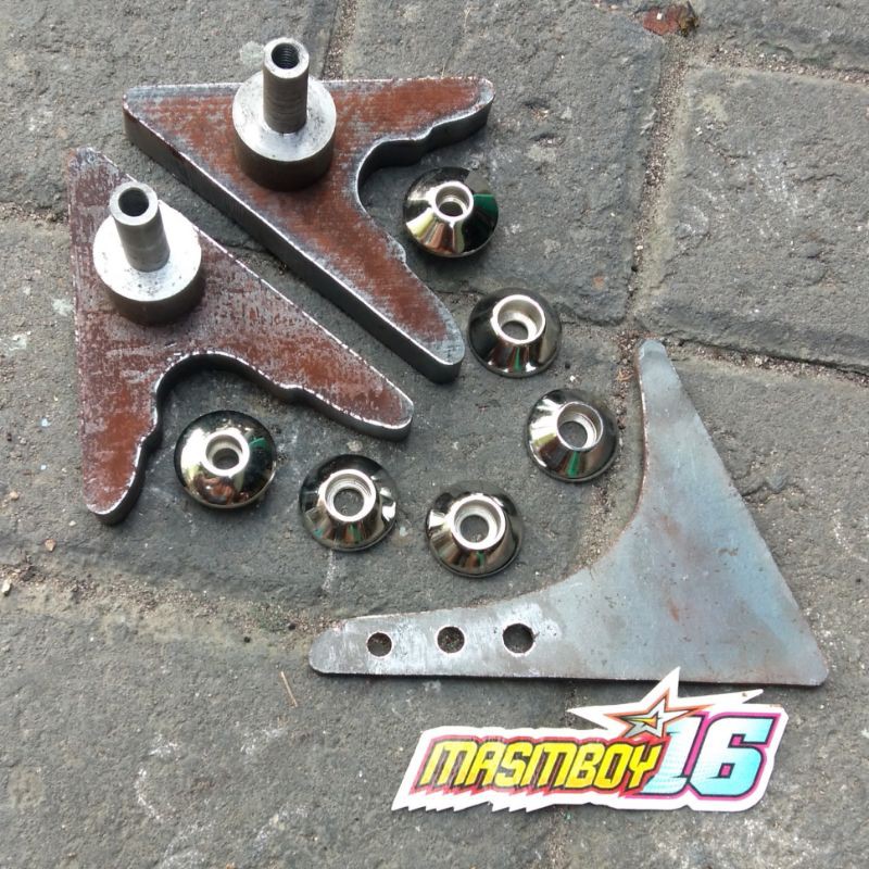 manisan rangka cb super tebal set pangkon dudukan skok shok cb paket hemat