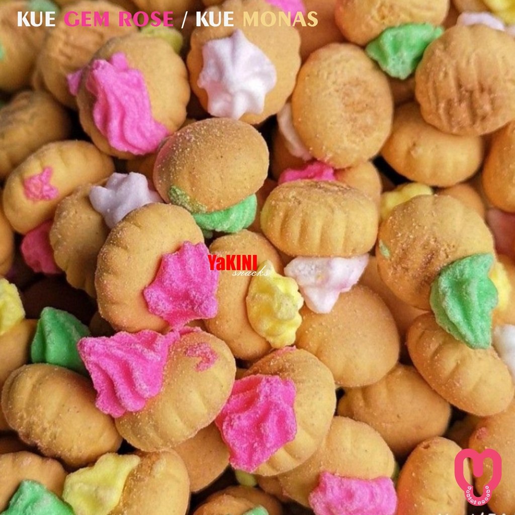 

Kue Gem Rose Kue Monas Gembros 1000gr 1kg