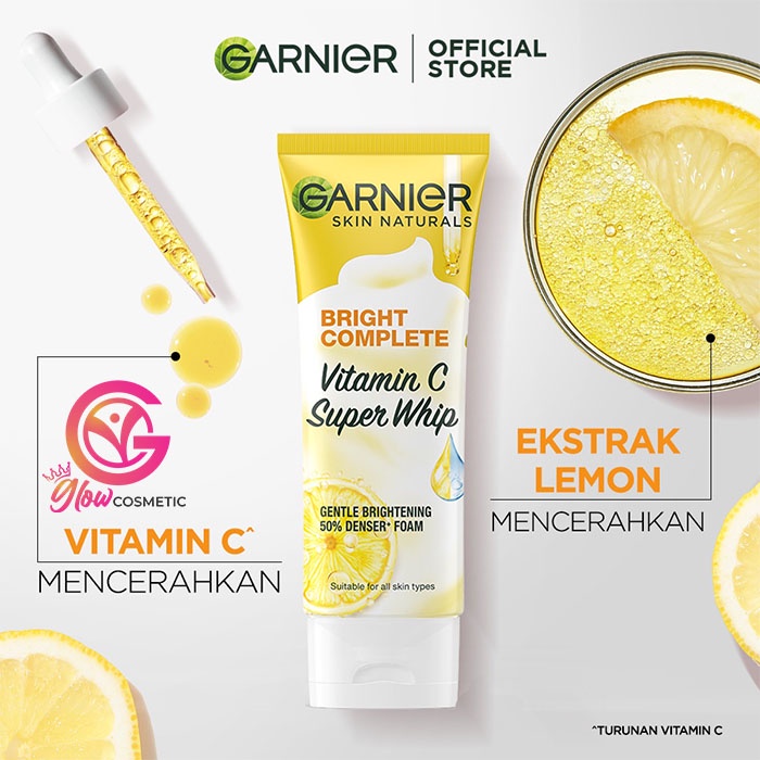 GARNIER BRIGHT COMPLETE VITAMIN C SUPER WHIP