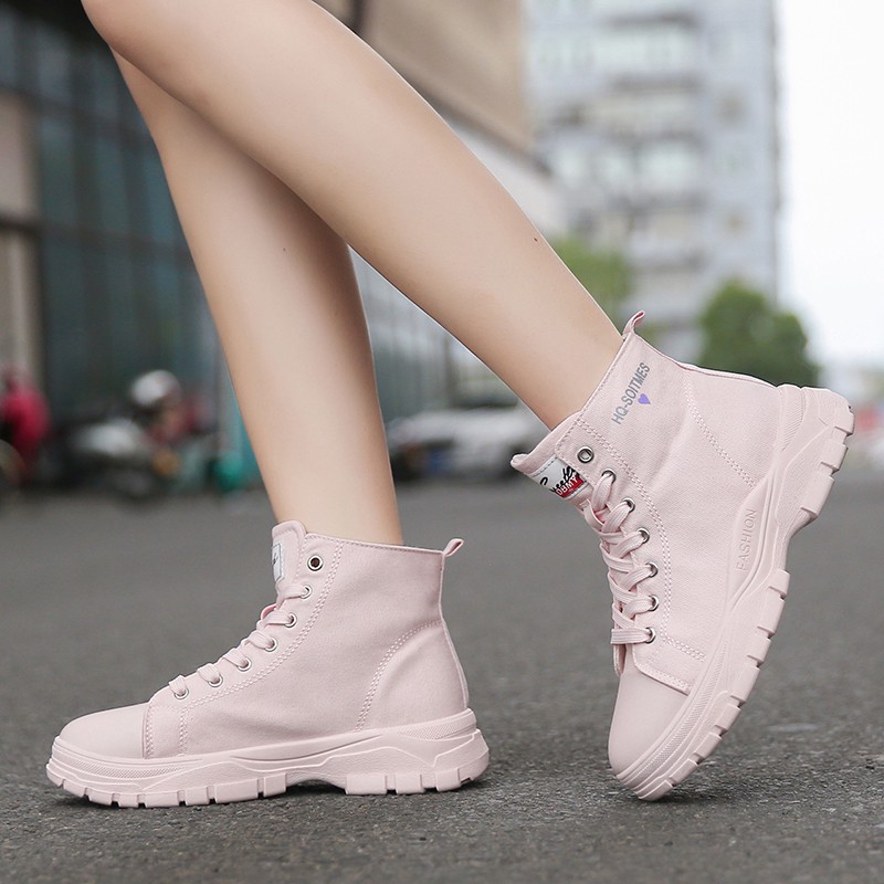 [DENDEN.ID] Sepatu Boots Wanita Tinggi Fashion Korea Import DD1029