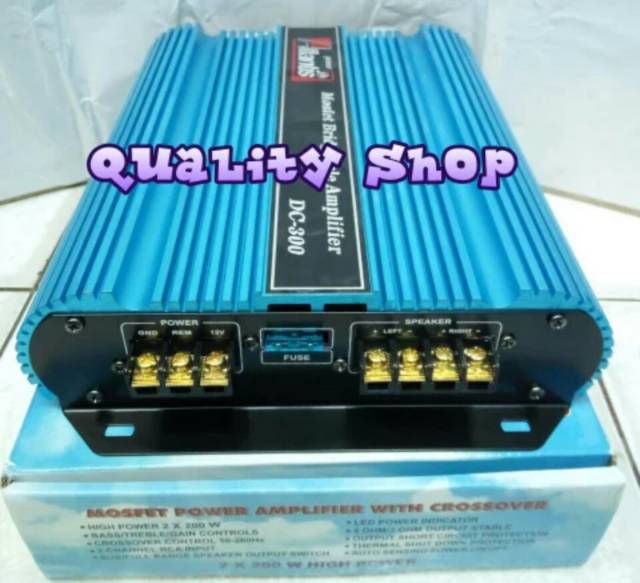 power atlantis 2 channel dc-300 bisa jadi monoblok atau stereo