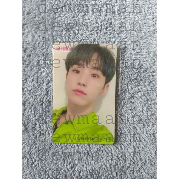 STICKER HOSHI HMV HENGGARAE SEVENTEEN
