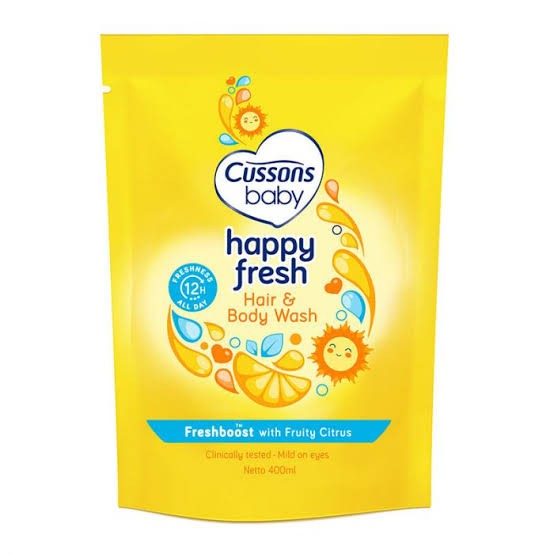 Cussons Baby Happy Fresh Hair and Body Wash 400 ml