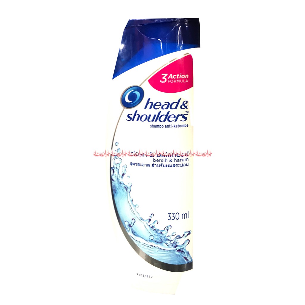 Head &amp; Shoulders Clean &amp; Balance Shampoo 300ml Anti Ketombe Sampo Anti Dandruff