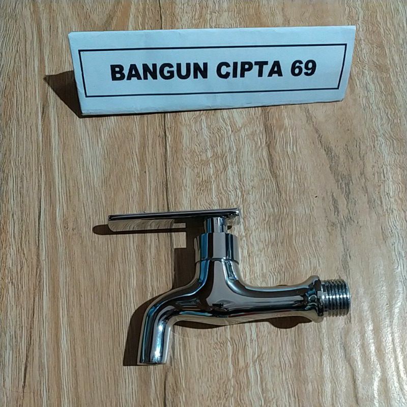 kran tembok stainless carlo fiotini 1/2 inchi