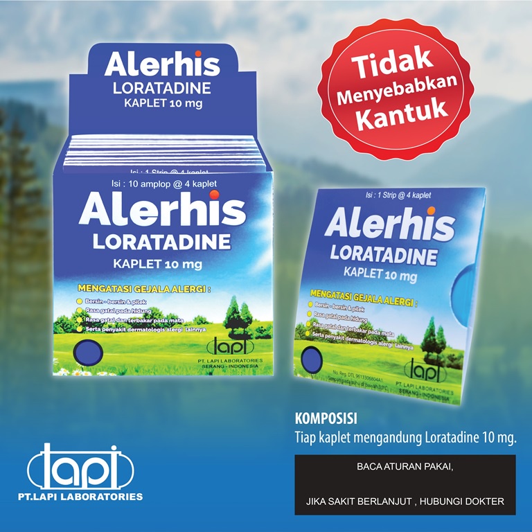 ALERHIS STRIP 4 TABLET | Mengatasi Gejala Alergi