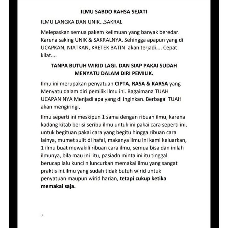 

sabdo rahsa sejati