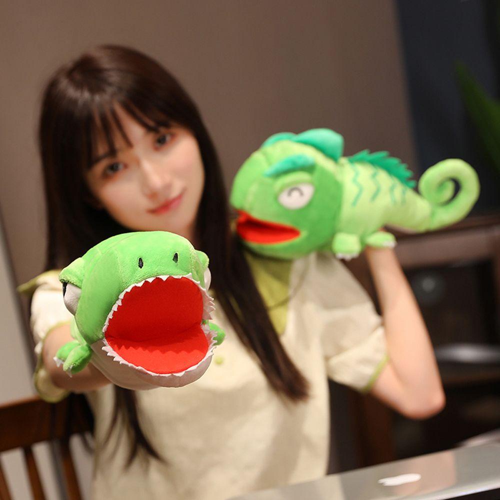 Needway   Animal Plush Hand Puppets Lucu Bermain Boneka Kreativitas Anak Hadiah Mainan Anak Kartun Hewan Bercerita Boneka Plush Doll Mainan Mewah