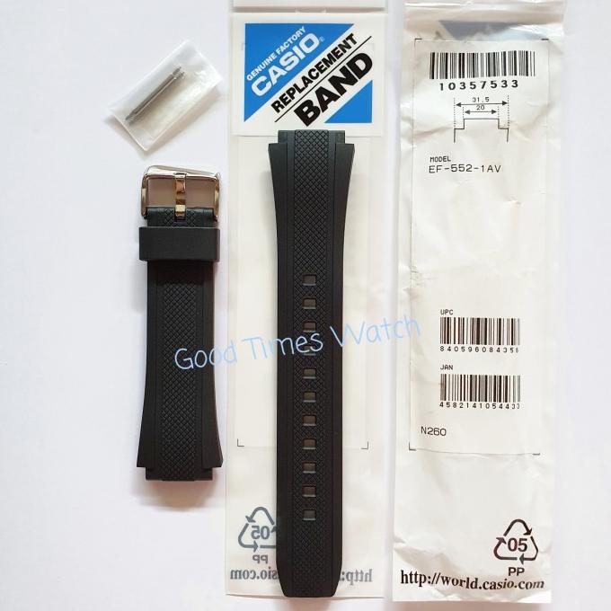 Band Edifice Ef-552 / Casio Original Strap Terbaru