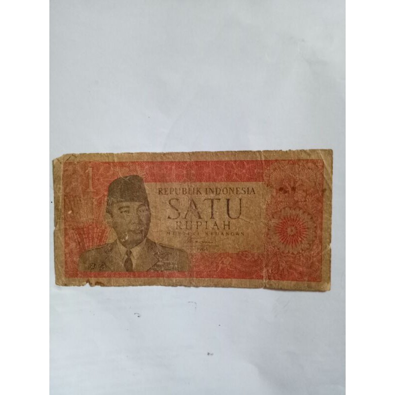 Preloved uang kuno 1 rupiah tahun 1964