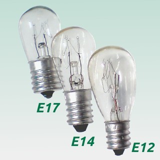 Lampu Dop Kulkas/Mesin Jahit Clear Drat E12 E14 E17